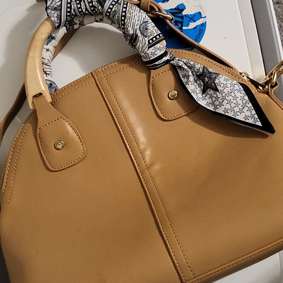 Vegan sabo skirt wood handle bag - Picture 6 of 6